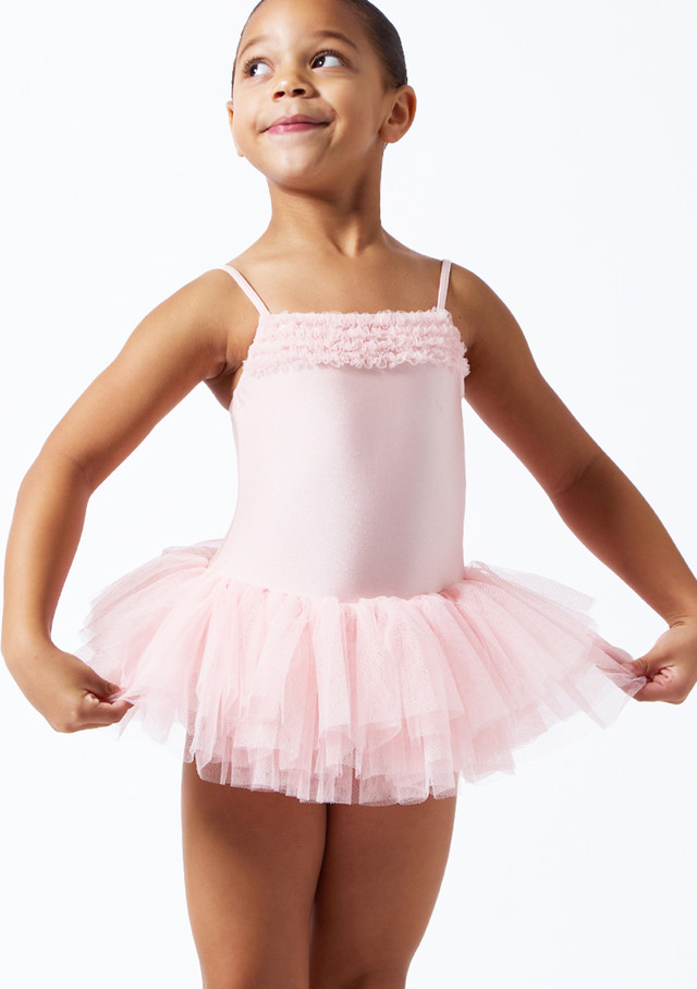 Bloch Desdemona Girls Tutu Dance Dress Pink Front [Pink]
