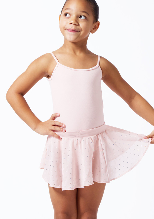 Bloch Olesia Dance Skirt Pink Front [Pink]