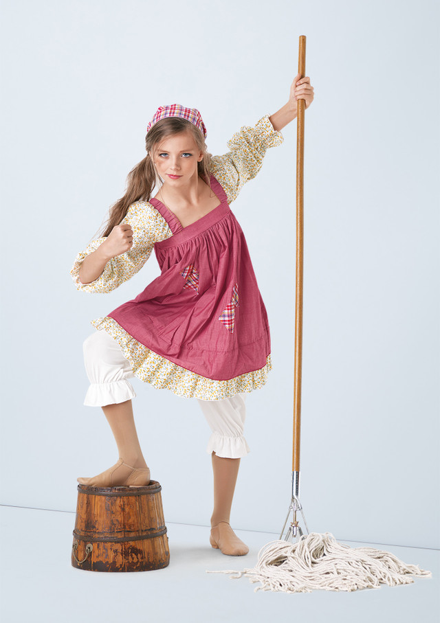 Weissman It's A Hard Knock Life Dress Red Front [Red]